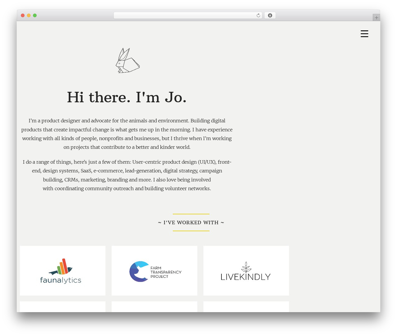 Sentience WordPress theme - sentience.co.za
