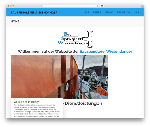 Flexible cookies WordPress plugin - rwspenglerei.ch