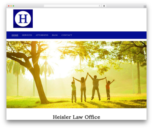 Pharmacy business WordPress theme - heislerfamilylaw.com