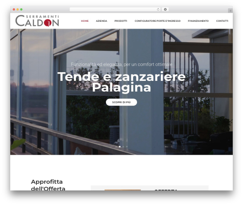 Pofo WordPress theme - serramenticaldon.com