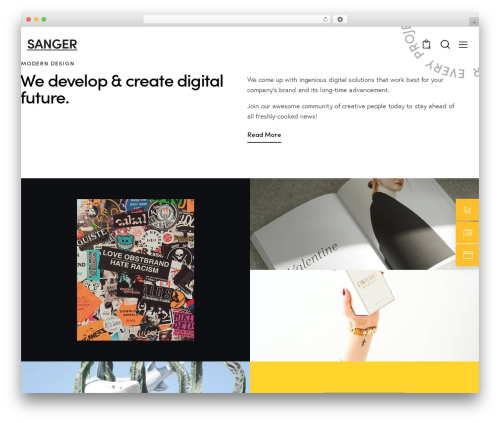 sanger top WordPress theme - sanger.ancorathemes.com