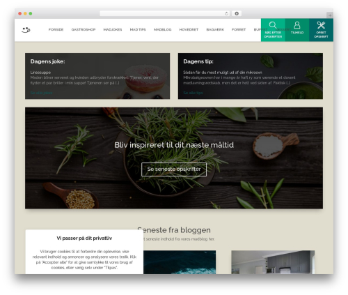 SocialChef theme WordPress - vildmedmad.dk