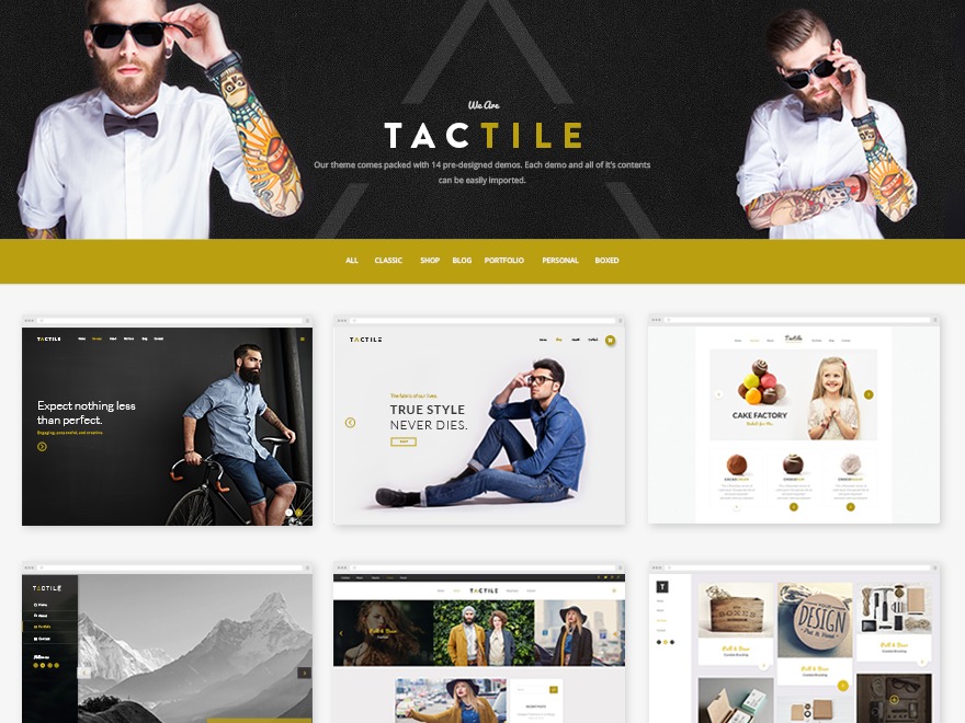 Tactile WordPress theme Tactile WordPress theme