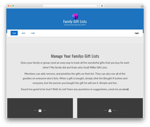Theme WordPress Total Plus - millergiftlists.com Theme WordPress Total Plus - millergiftlists.com