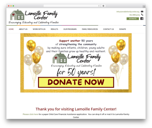 Theme WordPress Divi - lamoillefamilycenter.org