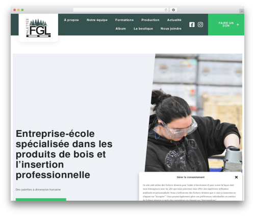 Theme WordPress Dustra - palettesfgl.org