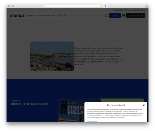Theme WordPress Wordpress Starter - aurba.org