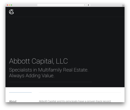 Uncode core WordPress plugin - abbottcap.com