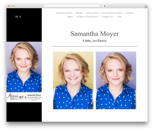 WildBook WordPress theme - samanthamoyer.net