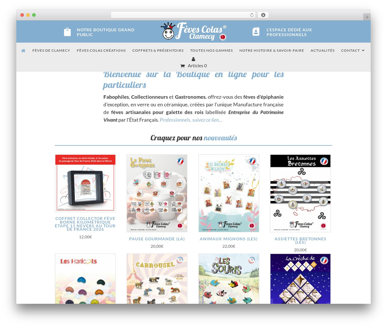 WordPress theme Divi - fevesdeclamecy.com