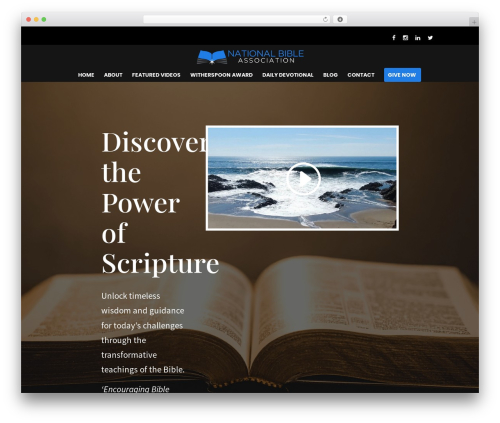 Divi staff WordPress plugin - nationalbible.org