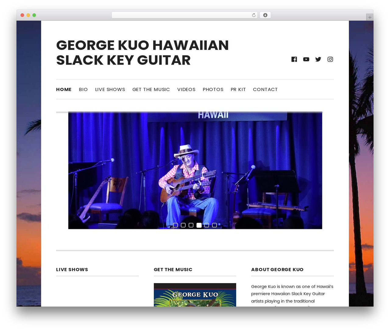 WordPress theme Hammer - georgekuoslackkey.com
