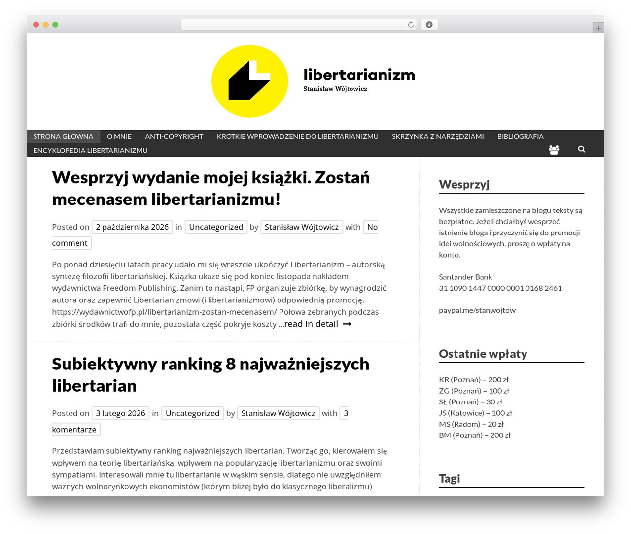 WordPress theme Plaino - stanislawwojtowicz.pl