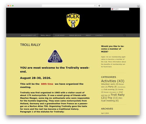 WordPress theme Suits - troll-rally.no