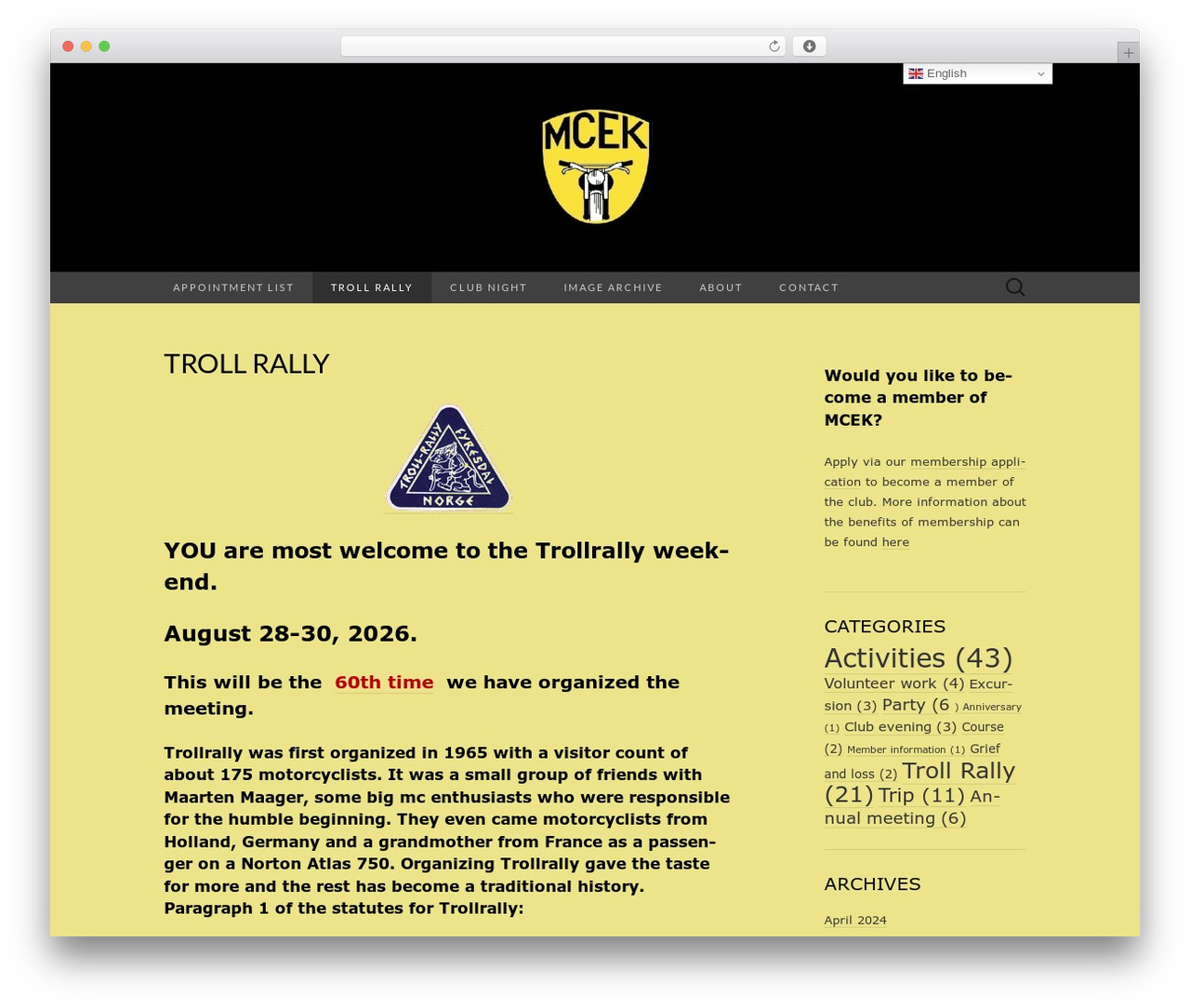 WordPress theme Suits - troll-rally.no
