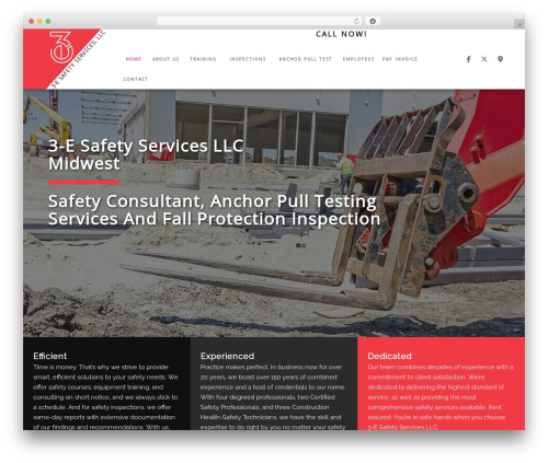 WordPress theme ui8 - 3esafety.com