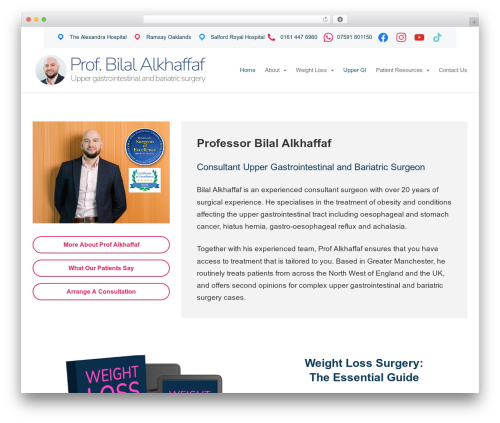 Best WordPress theme Vital - celebratehealth.co.uk