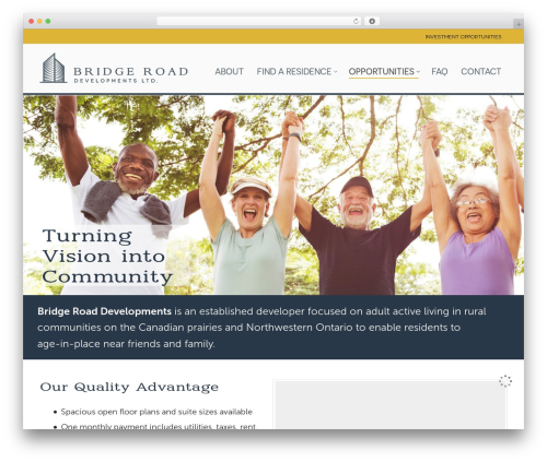 Customify free WordPress theme - bridgeroad.ca