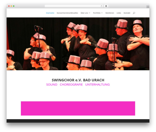 Divi theme WordPress - swingchor.de