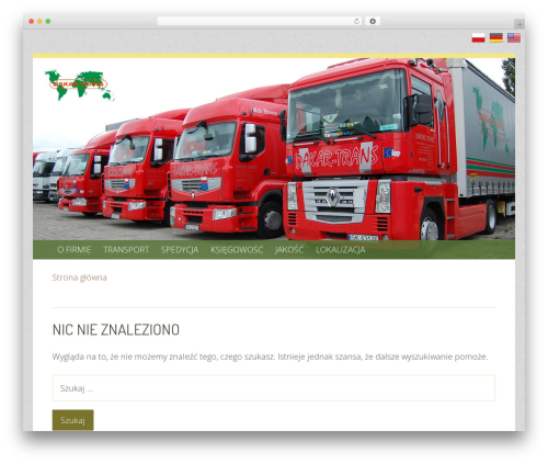 Geiseric WordPress theme - dakar-trans.pl