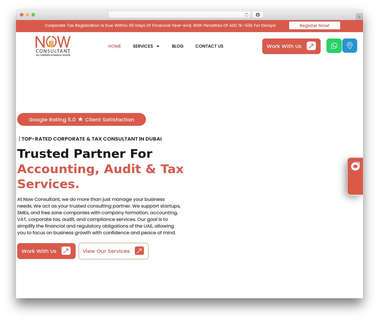 Hello Elementor WordPress theme - nowconsultant.com
