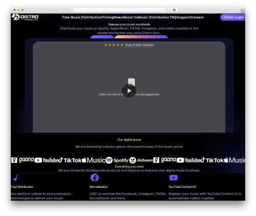 Launchify WordPress website theme - distrosync.in Launchify WordPress website theme - distrosync.in