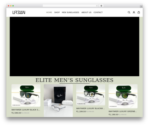 Modave WordPress theme - urbanmen.co.in