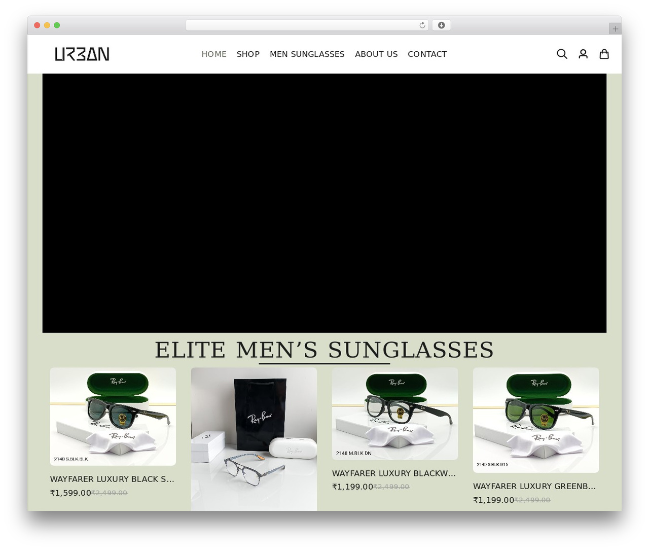 Modave WordPress theme - urbanmen.co.in