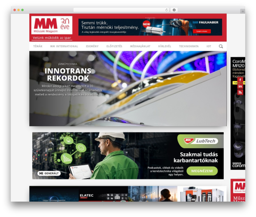 Theia post slider WordPress plugin - muszaki-magazin.hu