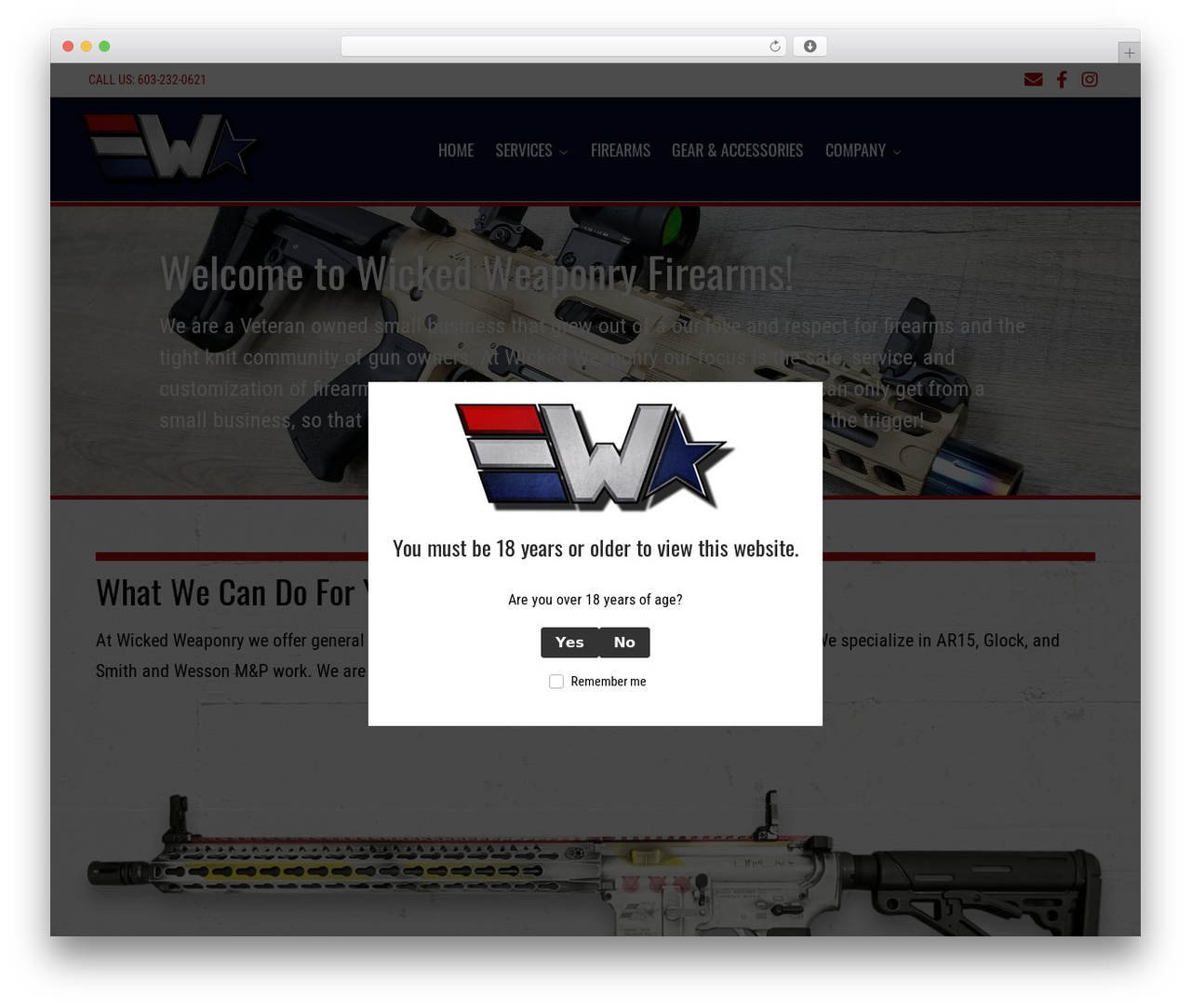 Shoptimizer WordPress theme - wickedweaponryusa.com