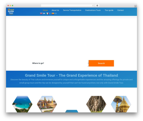 Jet booking WordPress plugin - grandsmiletour.com