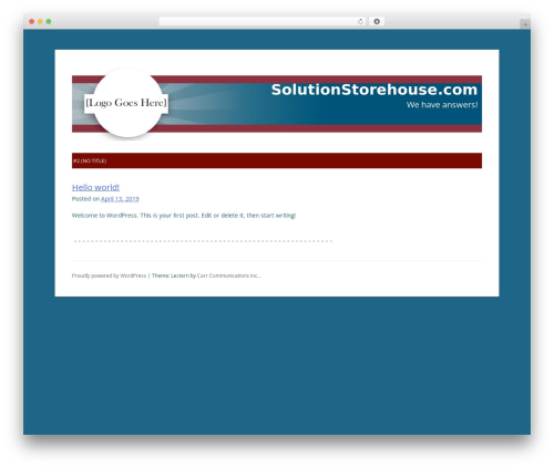 Theme WordPress Lectern - solutionstorehouse.com