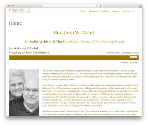 Seriesengine_plugin WordPress plugin - johnwgrant.com
