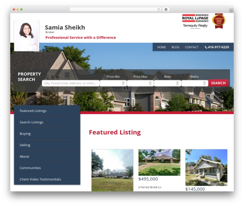 WordPress theme IXACT Framework - samiasheikh.com