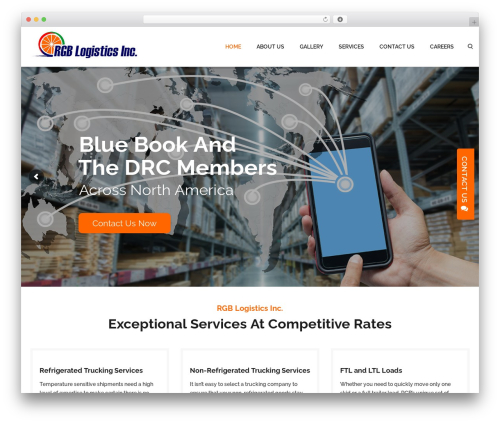 WordPress theme Lambda - rgblogistics.com