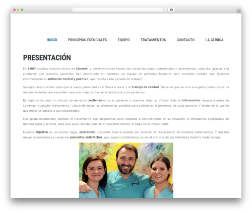 WordPress theme Mindfulness - gregoricirugiaoralimplantes.com