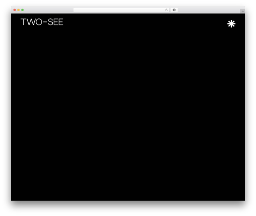 Barebones top WordPress theme - two-see.com