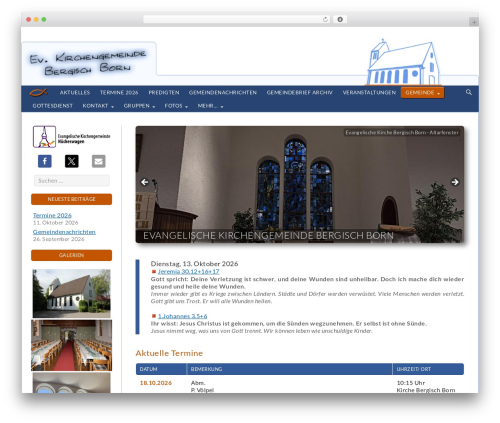 bb-theme2014 WordPress theme - bb-kirchengemein.de