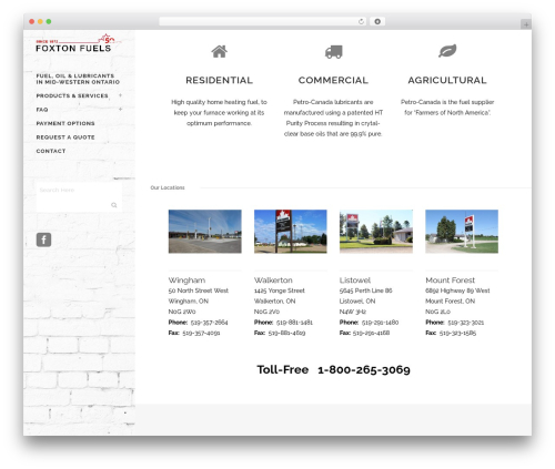Bridge WordPress theme - foxtonfuels.com