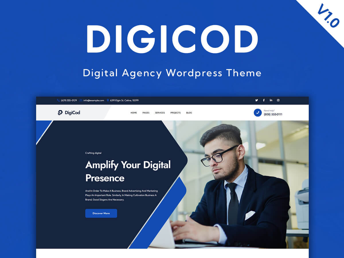 Digicod personal WordPress theme Digicod personal WordPress theme