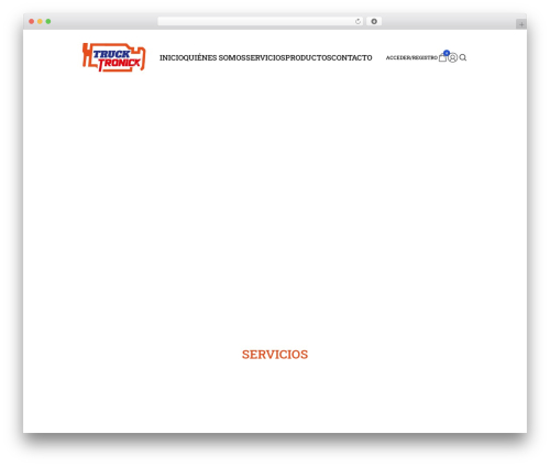 Electron WordPress theme design - trucktronick.com
