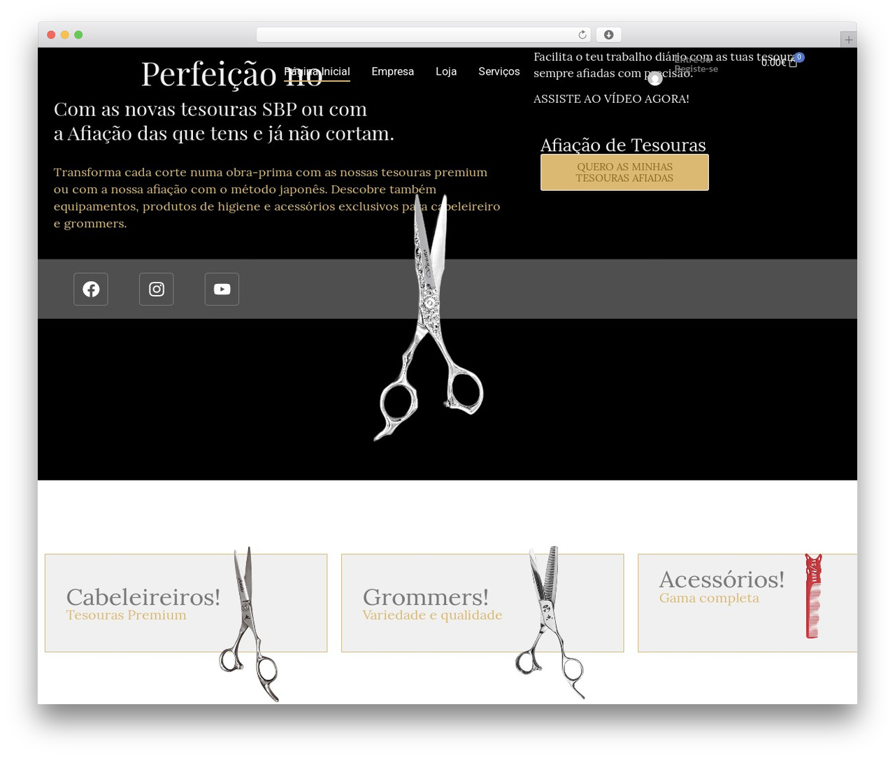 Hello Elementor WordPress theme - sharperbladeportugal.com