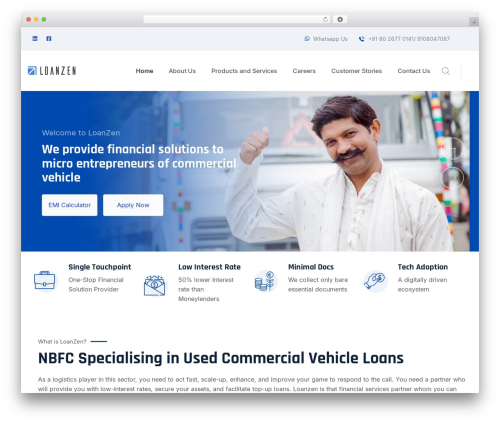 Pyloncore WordPress plugin - loanzen.in