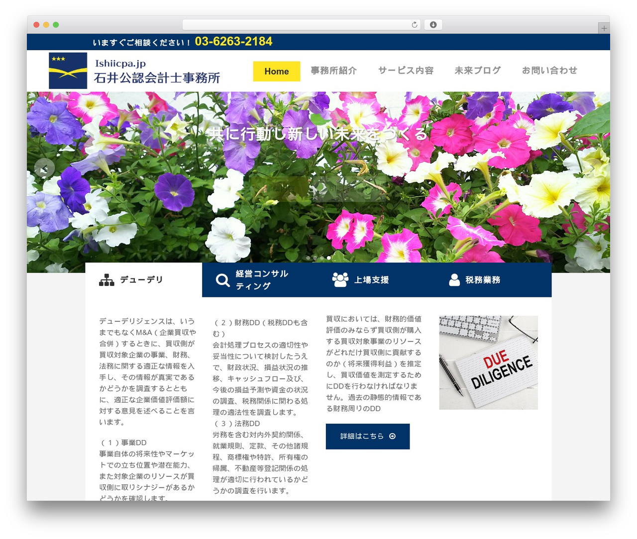 Theme WordPress Bridge - ishiicpa.jp