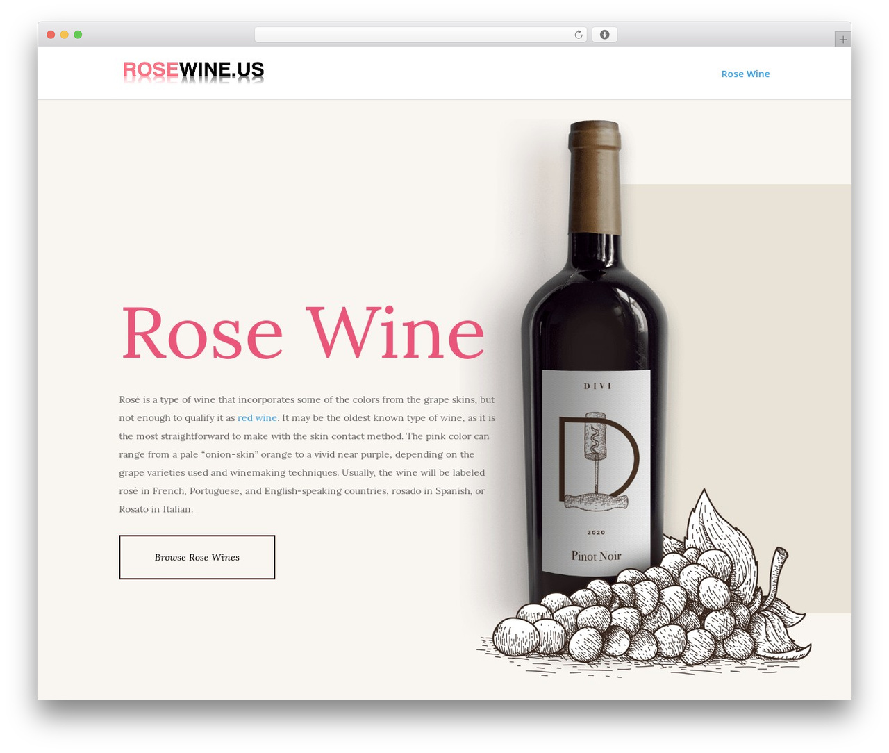 Theme WordPress Divi - rosewine.us Theme WordPress Divi - rosewine.us