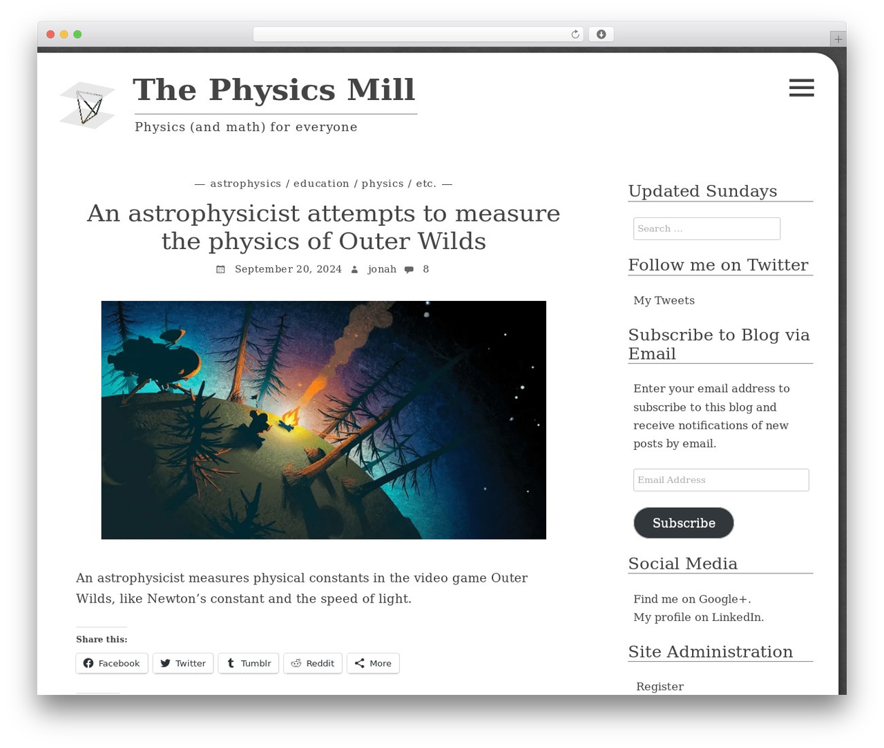 Theme WordPress Flask - thephysicsmill.com Theme WordPress Flask - thephysicsmill.com
