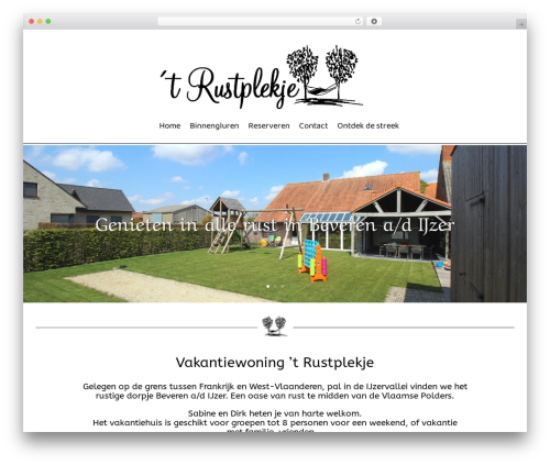 WordPress theme Divi - rustplekje.be