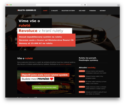 WordPress theme Epron - iruleta-zdarma.cz