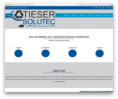 WordPress theme Modality - solutec.org