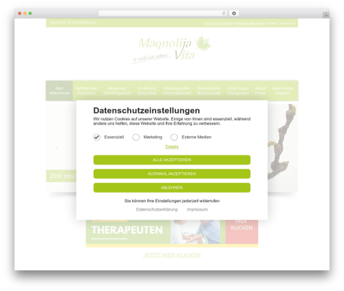 WordPress Theme Number WordPress theme - magnolija-vita.de